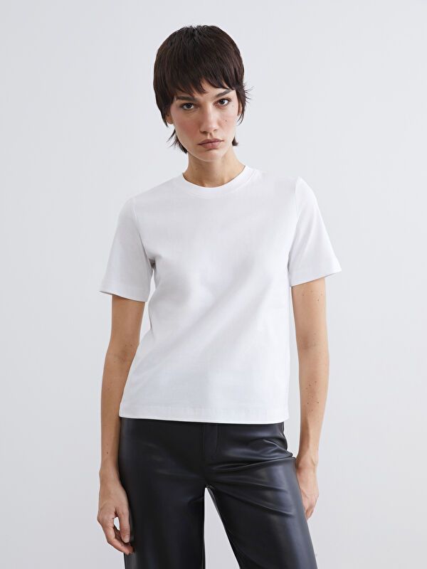 Moudda LC Waikiki - Body basique manches courtes en jersey pour Femme - Tunisie 1