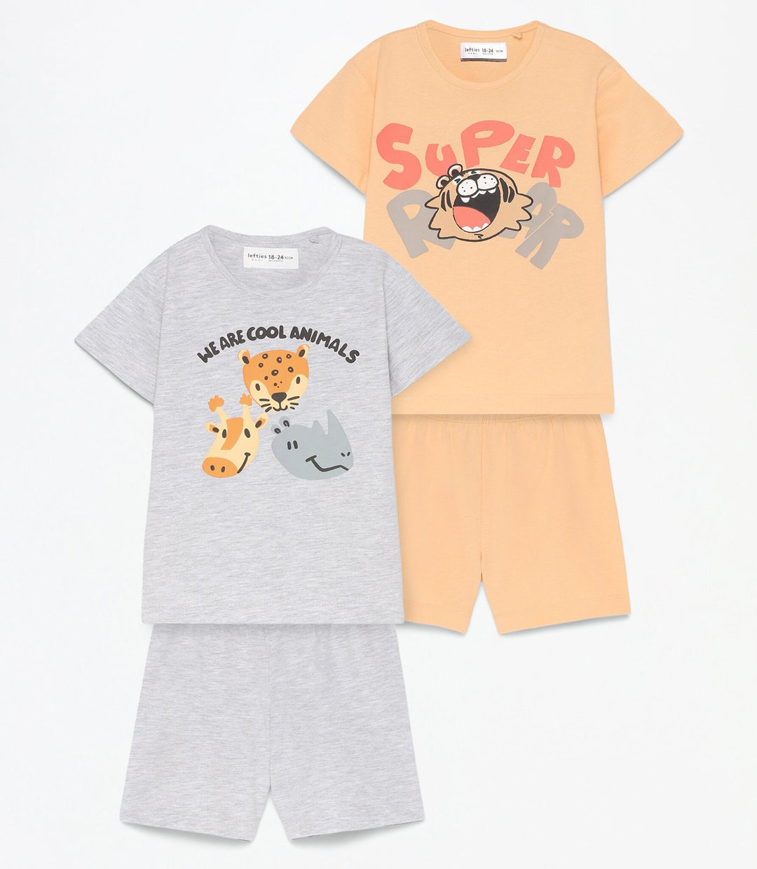 Moudda Lefties - Pack 2 Pyjamas 2 Pièces - Bébé (Perle) - Tunisie 2