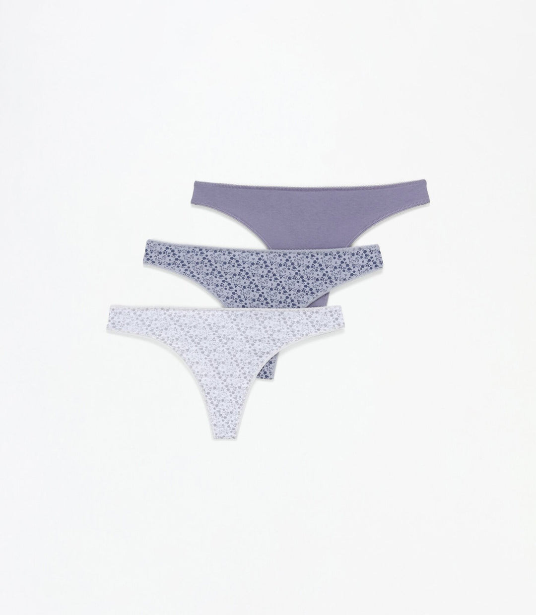 Moudda Lefties - Pack 3 Tangas - Imprimé Fleurs Profondes - Tunisie 1