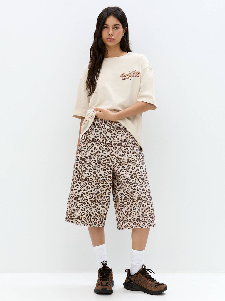 Moudda PULL & BEAR - Bermuda Oversize - Léopard - Tunisie 2