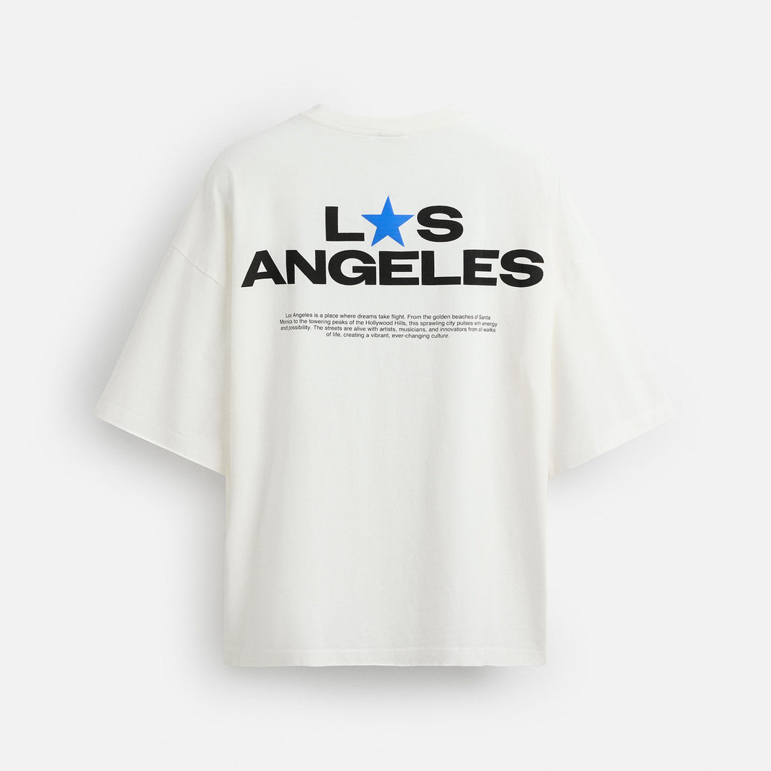 Moudda ZARA - T-Shirt - Jersey Los Angeles (Soft Minimal 1) - Tunisie 2