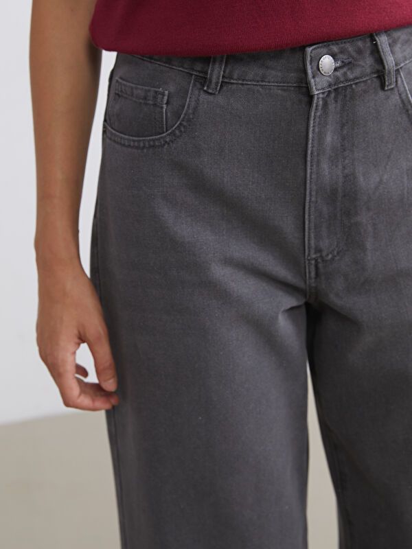 Moudda LC Waikiki - Pantalon jean tissé basique Femme Rodéo grey - Tunisie 3