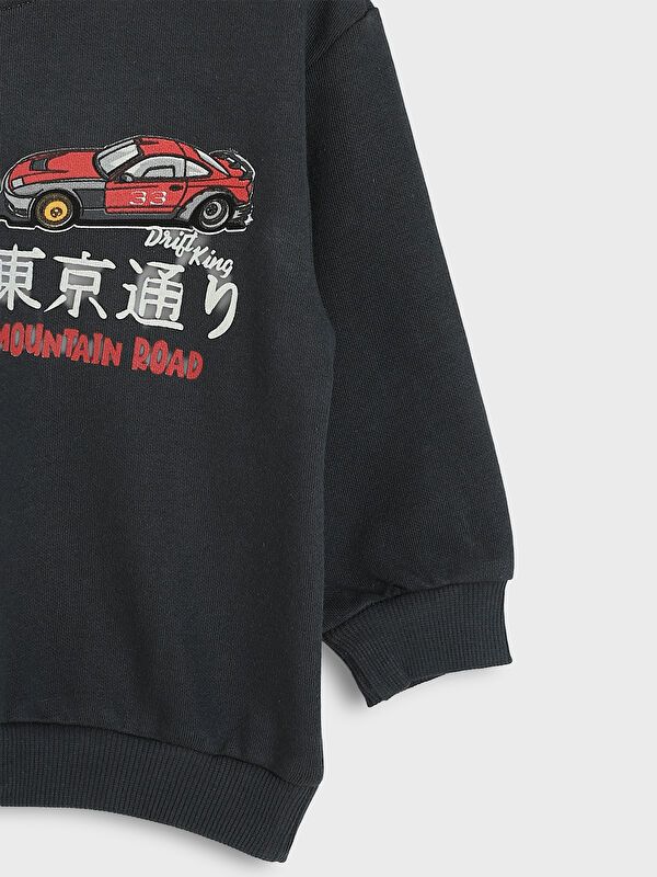 Moudda LC Waikiki - Sweatshirt en jersey Garçon Anthracite - Tunisie 3