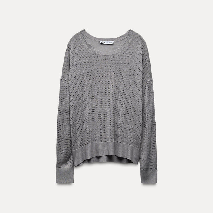 Moudda ZARA - Pull 50/50, strass - Tunisie 2