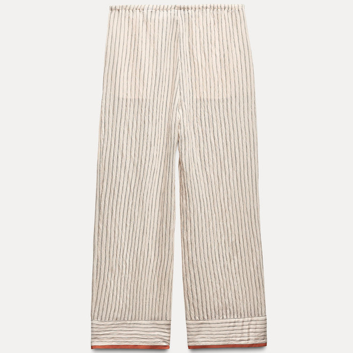Moudda ZARA - Set pantalon pyjama rayé combiné - Tunisie 2