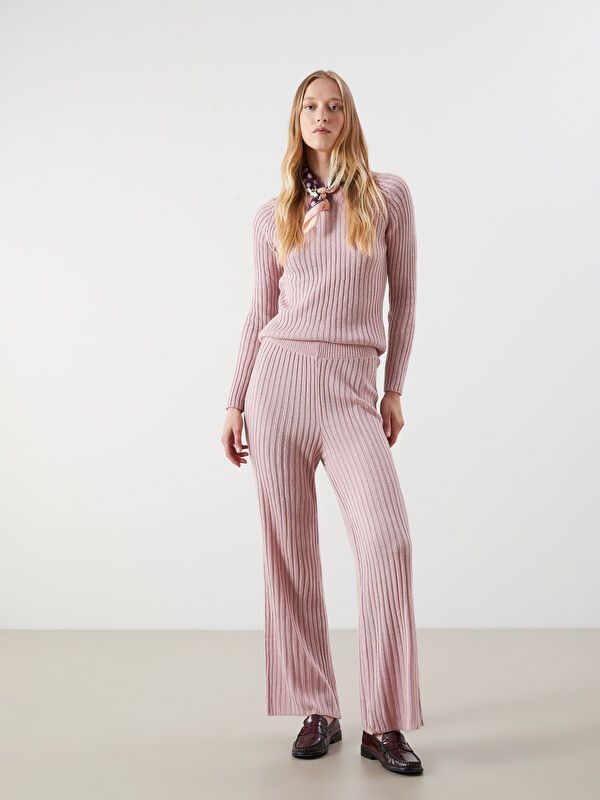 Moudda LC Waikiki - Pantalon tricot Femme Rose clair - Tunisie 1