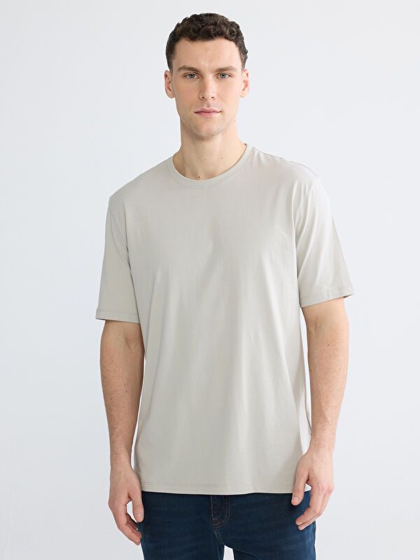 Moudda LC Waikiki - T-shirt basique col rond manches courtes en jersey pour Homme - Tunisie 1