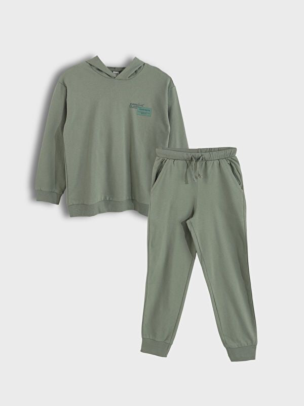 Moudda LC Waikiki - Ensemble en jersey Garçon Vert menthe terne - Tunisie 1