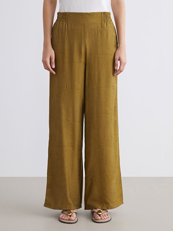 Moudda LC Waikiki - Pantalon tissé fin Femme Vert olive - Tunisie 2