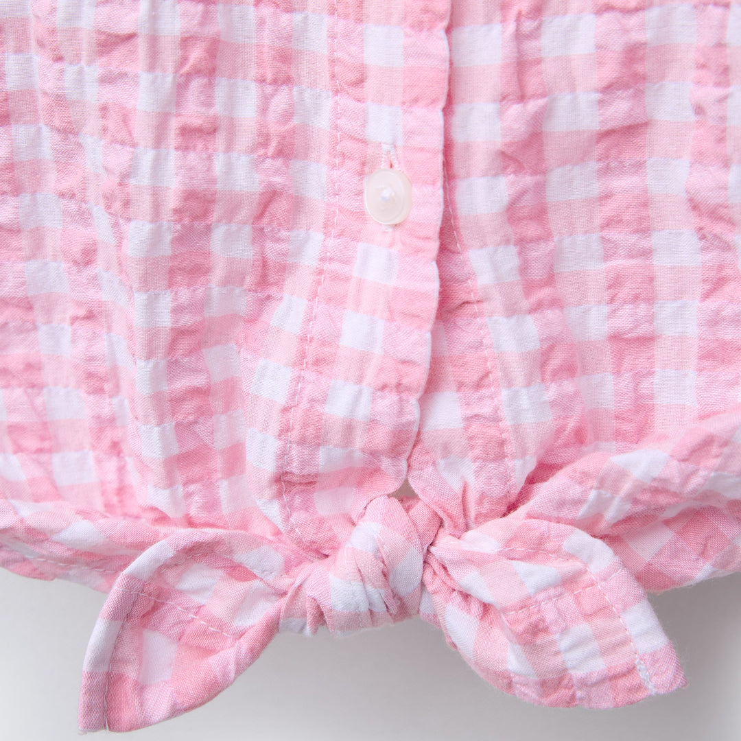Moudda ZARA - Chemise Enfant - Vichy & Patch (Collection Sargas) - Tunisie 4