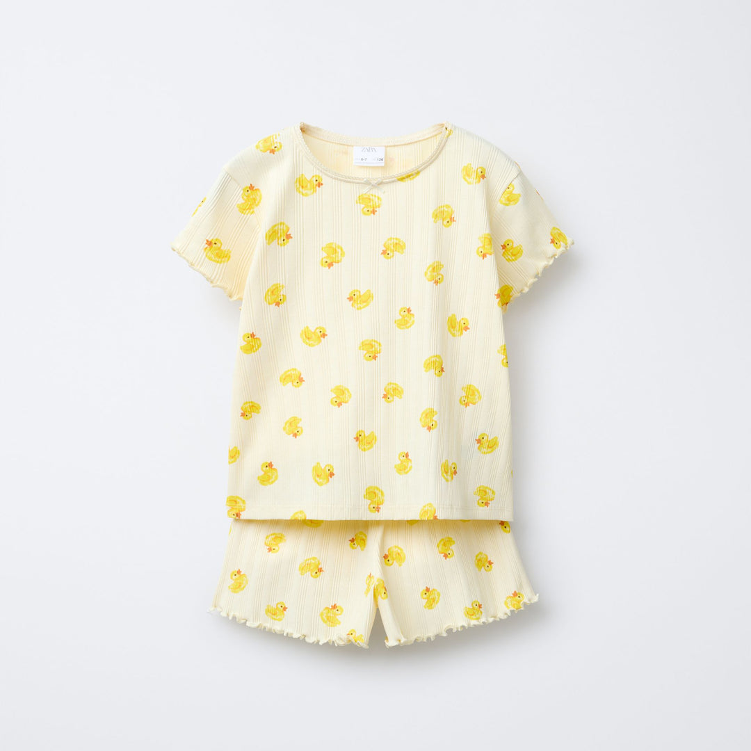 Moudda ZARA - Pyjama Fille - AOP Canetons - Tunisie 1