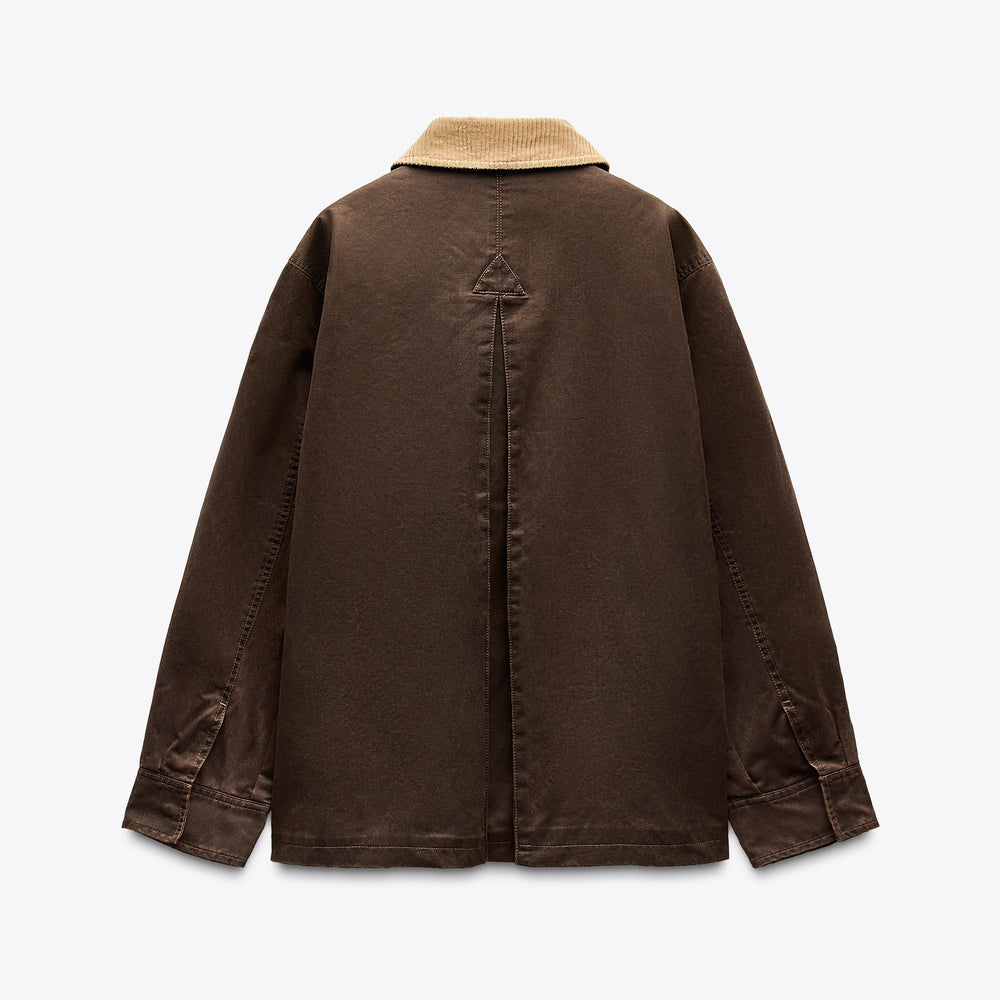 Moudda ZARA - Veste Coton Ciré - Détail Plis Dos - Tunisie 2