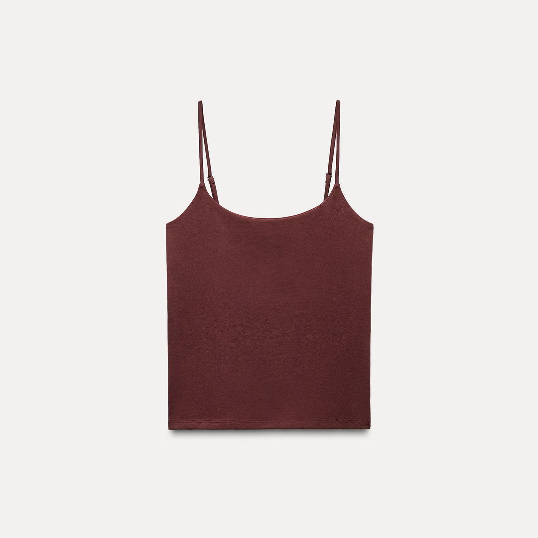 Moudda ZARA - T-shirt bretelles ajustables, coton bio - Tunisie 1