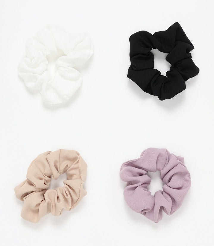 Moudda Lefties - Pack 4 Scrunchies - Basique - Tunisie 1