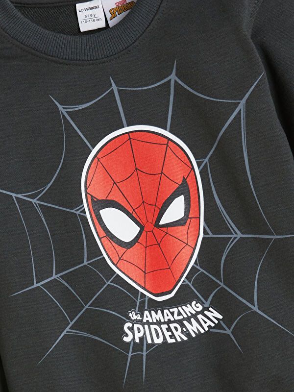 Moudda LC Waikiki - Sweatshirt en jersey sous licence Garçon Anthracite - Tunisie 2