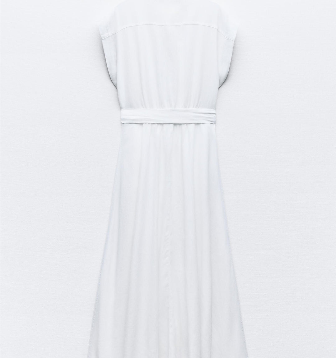 Moudda ZARA - Robe chemise lin/viscose manches courtes avec boucle - Tunisie 5