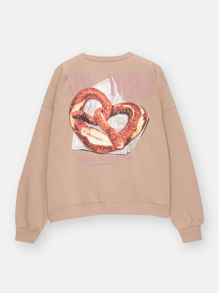 Moudda PULL & BEAR - Sweat Graphique Pretzel - Tunisie 1