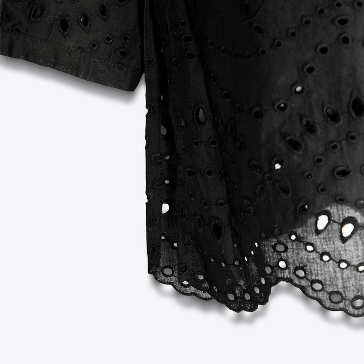 Moudda ZARA - Blouse Brodée - Col Riz - Tunisie 3
