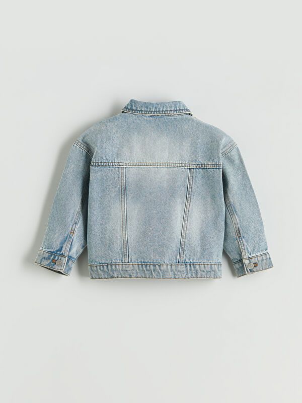 Moudda LC Waikiki - Manteau tissé en denim Fille Rodéo mid indigo - Tunisie 2