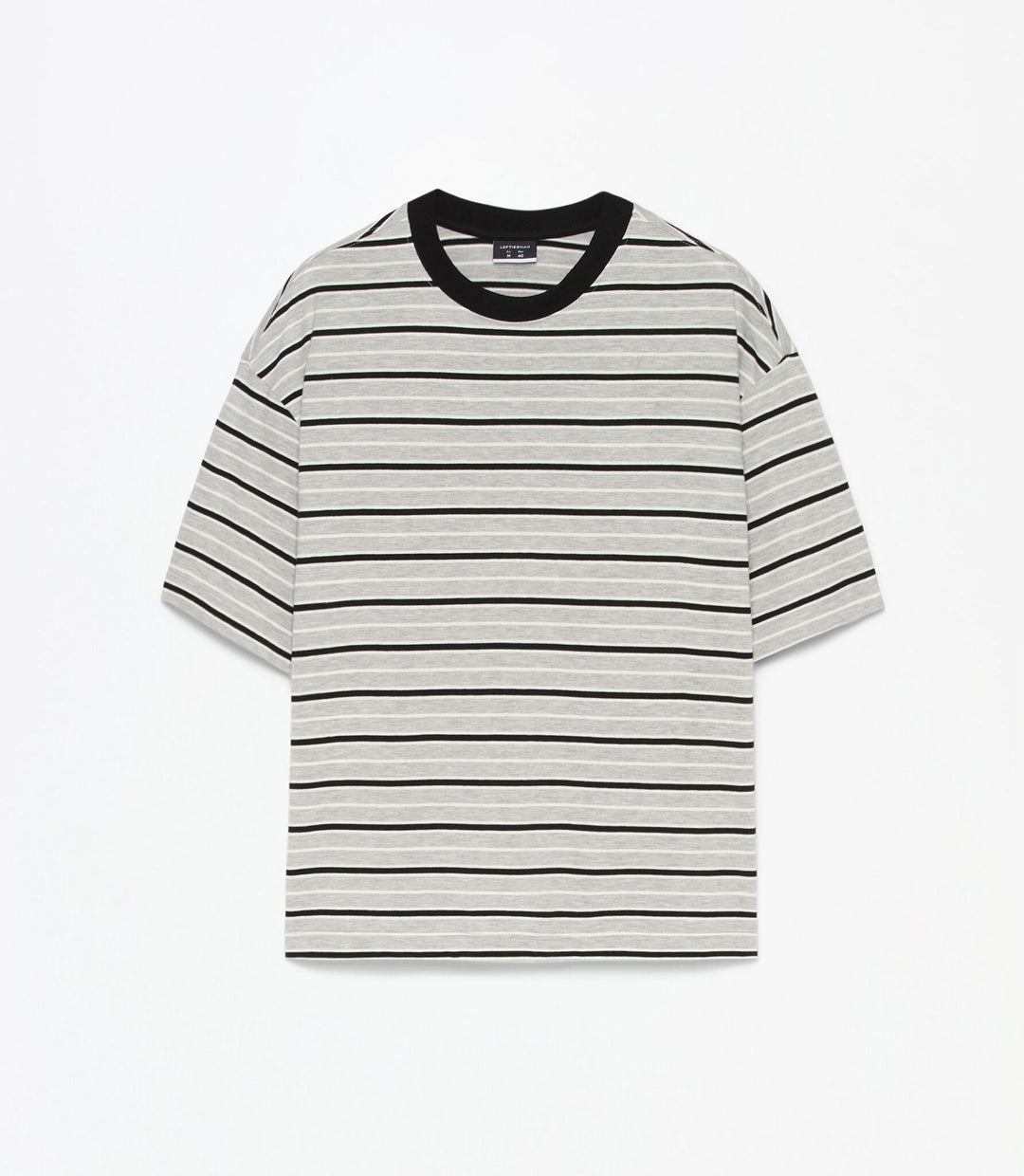 Moudda Lefties - T-Shirt - Rayure Tissée (Gris Vigo) - Tunisie 2