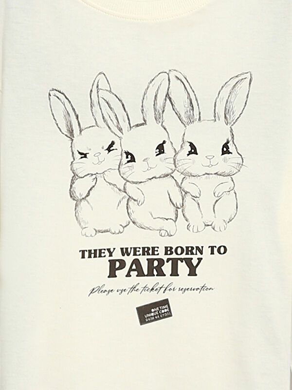 Moudda LC Waikiki - Body en jersey manches longues Fille Ecru - Tunisie 4