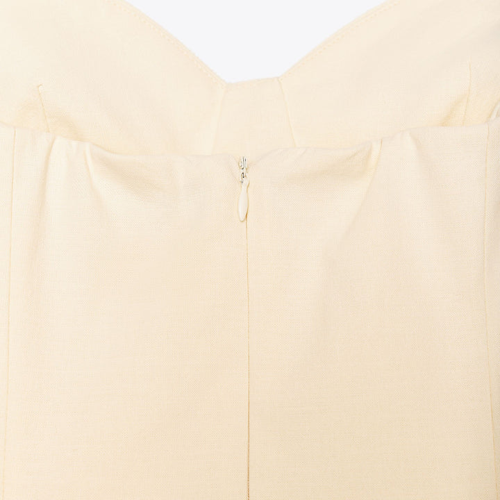 Moudda ZARA - Robe Courte Coton Élastique - Bretelles & Volume - Tunisie 3