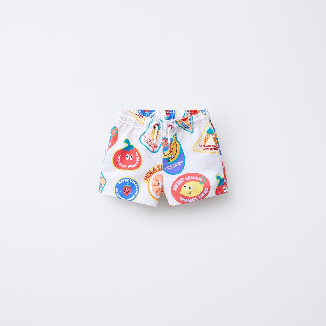 Moudda ZARA - Maillot Enfant - AOP Patchs Fruits - Tunisie 1