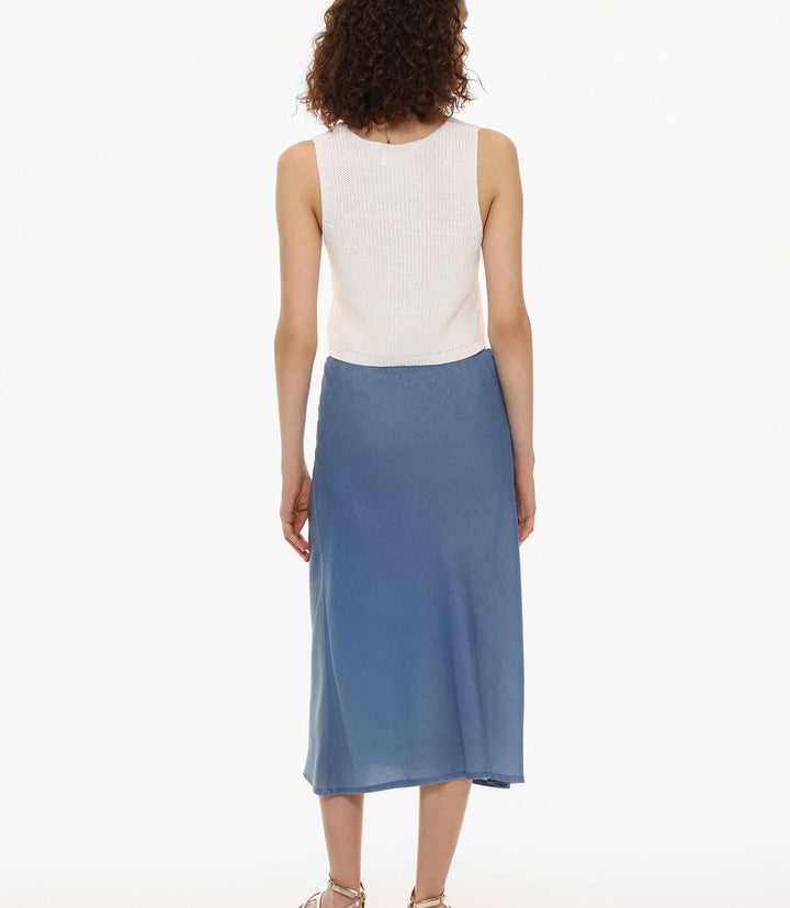 Moudda Lefties - Jupe Midi Tencel Denim - Fille D4 - Tunisie 3