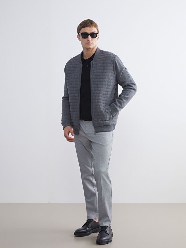 Moudda LC Waikiki - Cardigan manteau en tricot Homme Mélange de gris - Tunisie 2