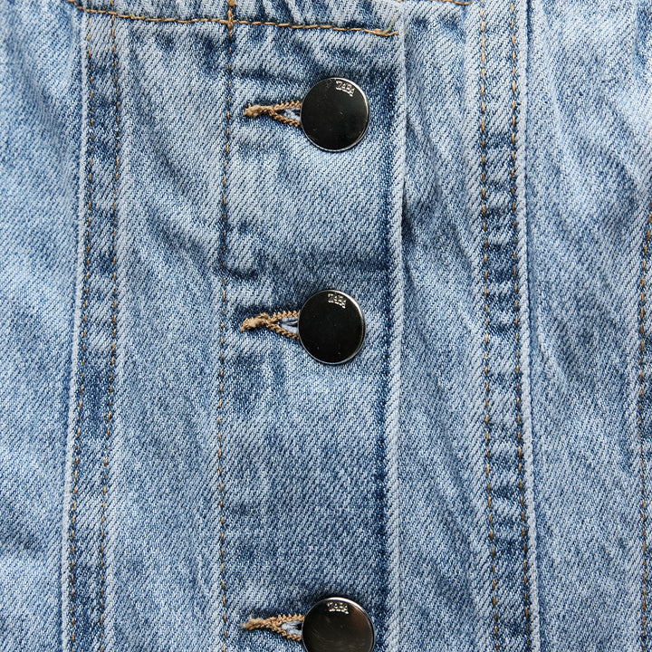 Moudda ZARA - Robe mi-longue en jean, boutons apparents - Tunisie 3