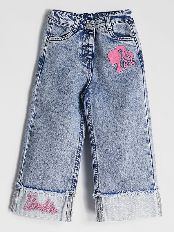 Moudda LC Waikiki - Pantalon tissé en denim Fille Rodéo mid indigo - Tunisie 1