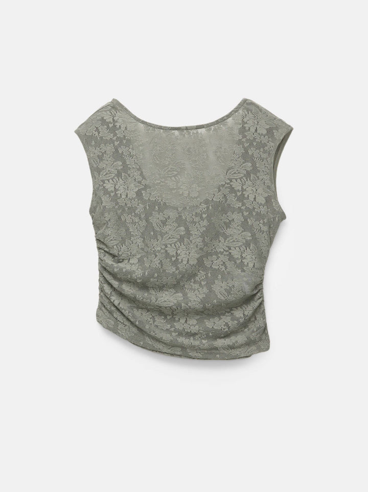 Moudda PULL & BEAR - Top Rustique - Fleur & Dos Bas - Tunisie 3