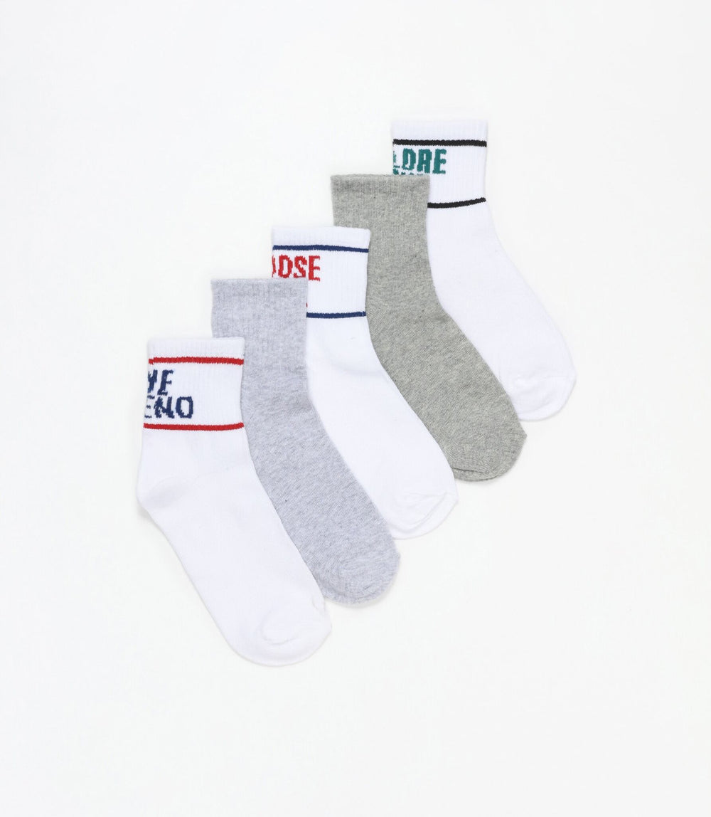 Moudda Lefties - Pack 5 Chaussettes Cheville - Mots - Tunisie 2