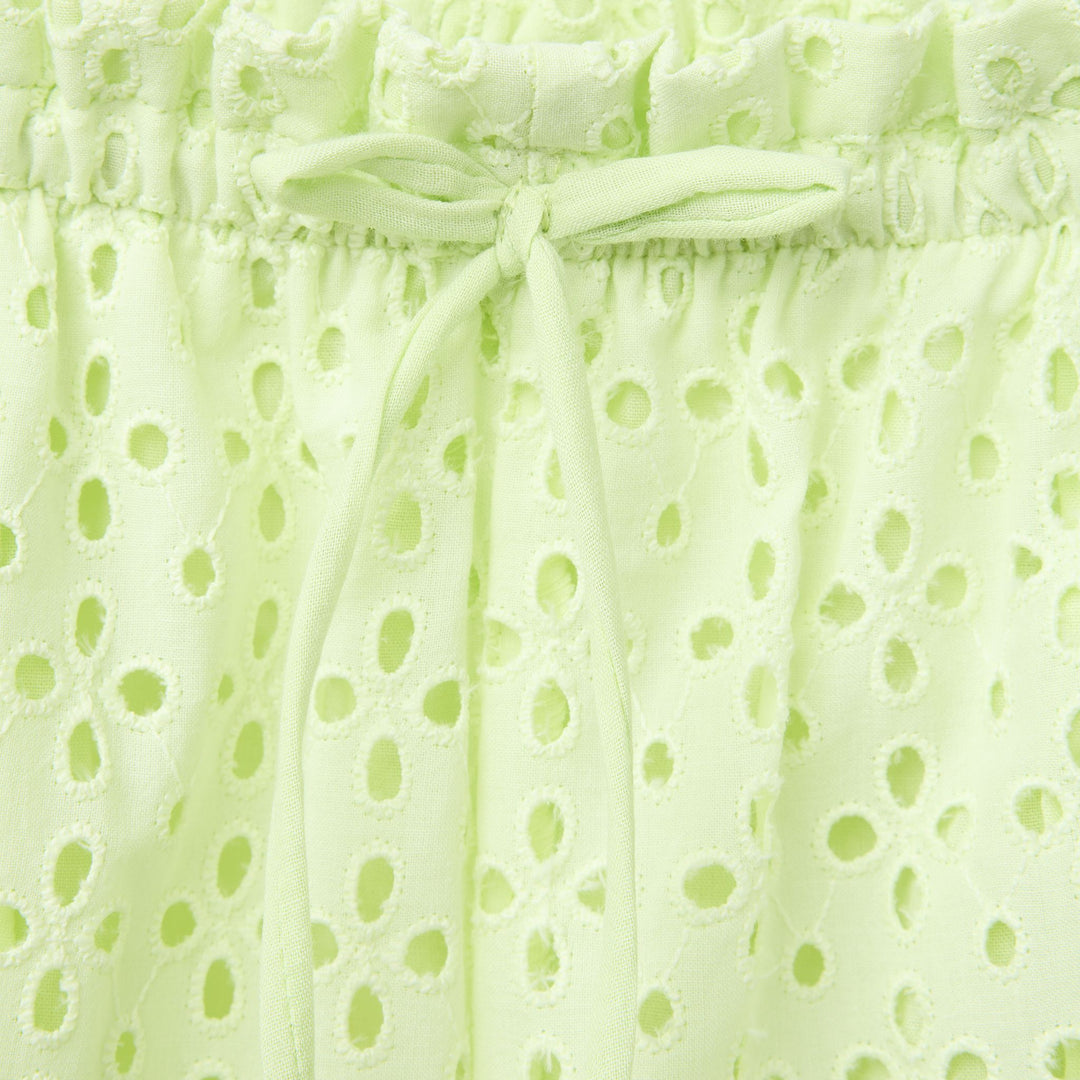 Moudda ZARA - Pantalon Fille - Schiffli & Vert Citron - Tunisie 3