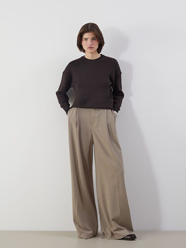 Moudda LC Waikiki - Pull tricot moyen Femme Brun foncé - Tunisie 2