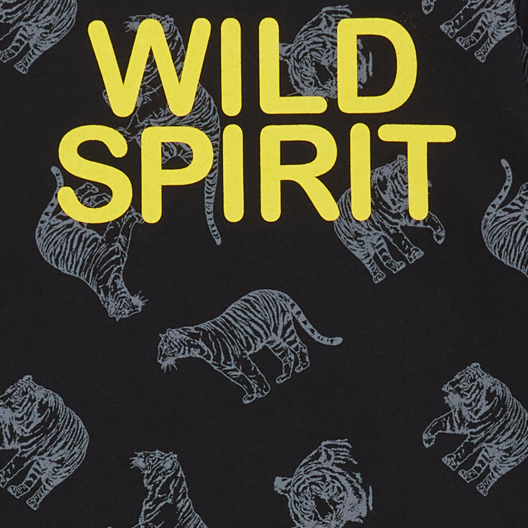 Moudda LC Waikiki - Pyjama en jersey manches longues Garçon Impression anthracite - Tunisie 3