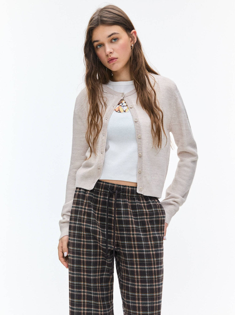 Moudda PULL & BEAR - Veste Pacific - Boutons (Beige) - Tunisie 2