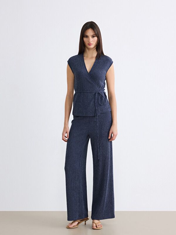 Moudda LC Waikiki - Pack jersey à maches courtes pour Femme couleur Bleu marine - Tunisie 2