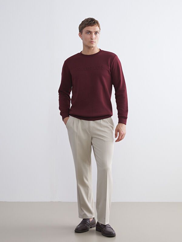 Moudda LC Waikiki - Sweatshirt en jersey Homme Bordeaux - Tunisie 2