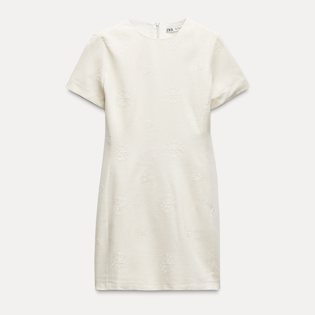 Moudda ZARA - Robe courte manches courtes brodée - Tunisie 1