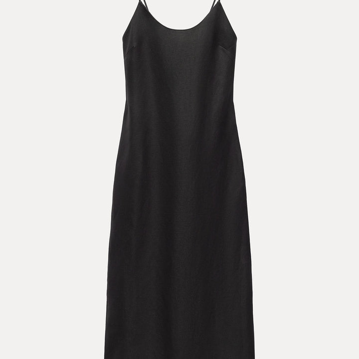 Moudda ZARA - Robe Midi à Bretelles Lin et Viscose - Tunisie 1