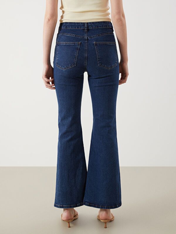 Moudda LC Waikiki - Pantalon jean tissé basique Femme Rodéo noir - Tunisie 4