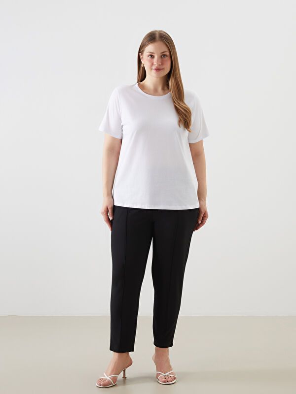 Moudda LC Waikiki - Body jersey manches courtes Femme Buxe blanc - Tunisie 3