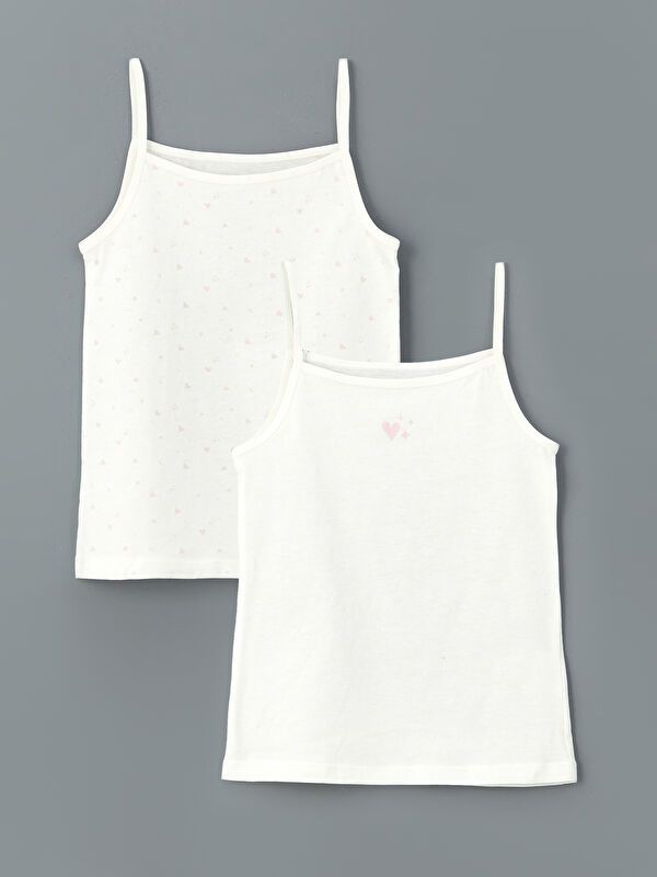 Moudda LC Waikiki - Débardeur en jersey Fille Ecru - Tunisie 1