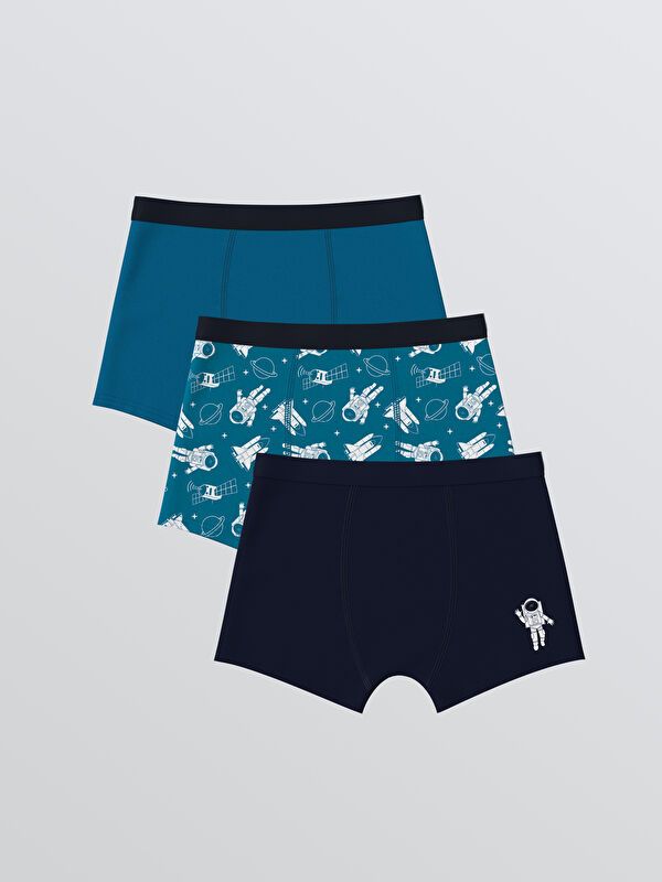 Moudda LC Waikiki - Boxer jersey Garçon Imprimé en blanc - Tunisie 1