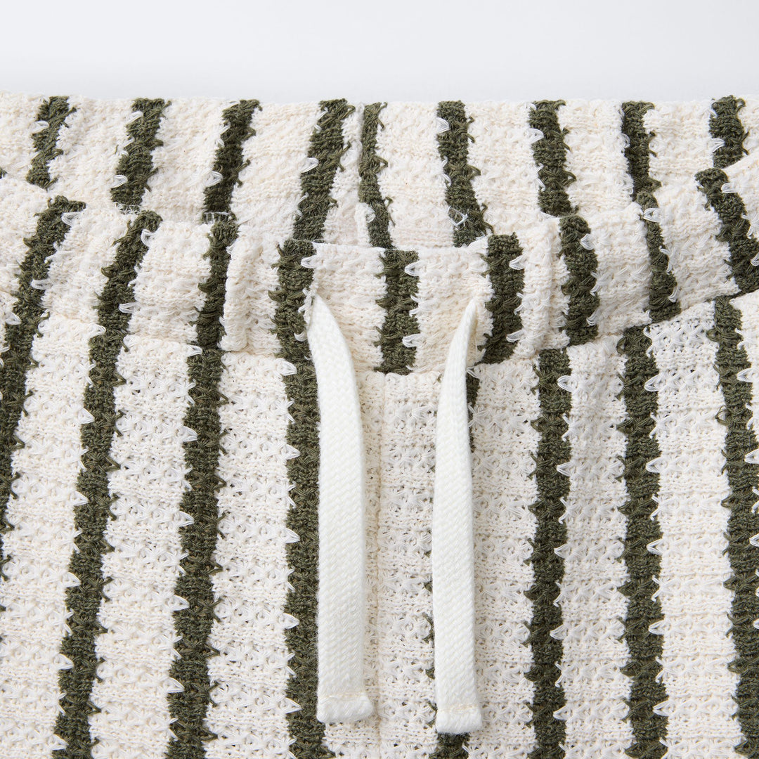 Moudda ZARA - Bermuda Crochet - Vert & Écru - Tunisie 3