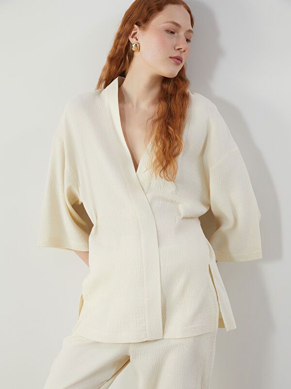 Moudda LC Waikiki - Kimono en tissu pour Femme - Tunisie 1
