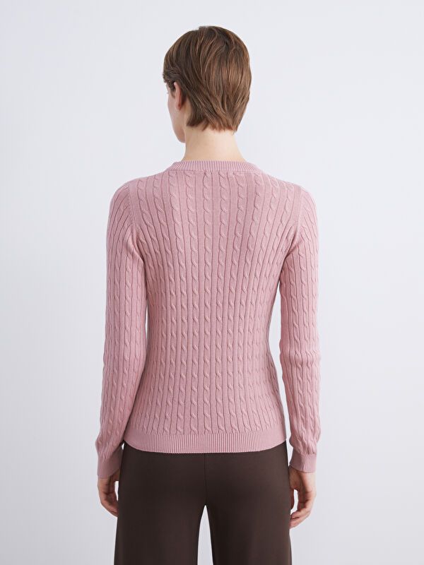 Moudda LC Waikiki - Pull tricot maternité Femme Rose pâle - Tunisie 4