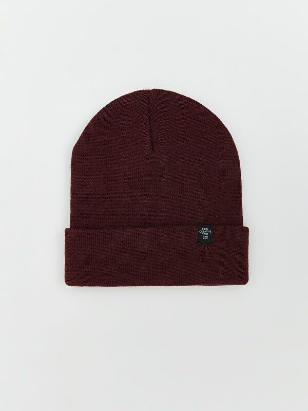 Moudda LC Waikiki - Bonnet  tricot Homme Bordeaux - Tunisie 1