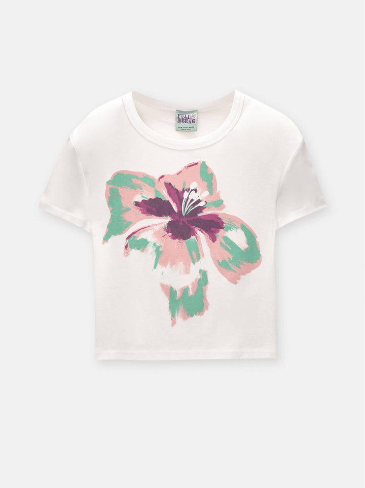 Moudda PULL & BEAR - Body Graphique Fleur Été - Tunisie 2